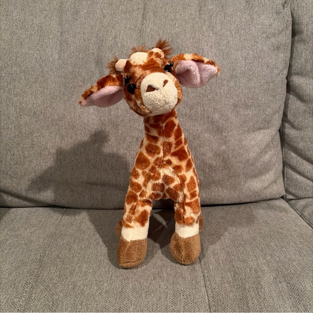 Ganz Webkinz Giraffe Plush Retired Stuffed Beanbag Animal HM403 No Code